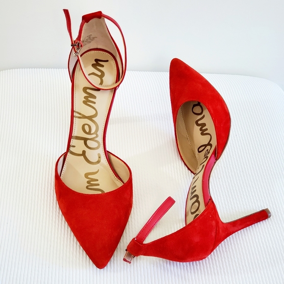 sam edelman harlow pump red